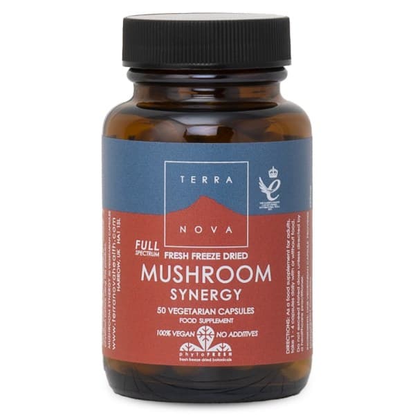 Terranova Mushroom Synergy, 50 kaps.