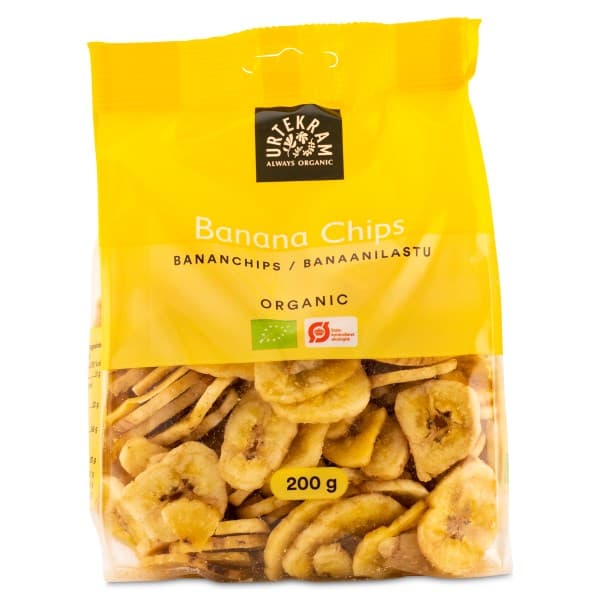 Urtekram Banaanilastut Luomu , 200 g