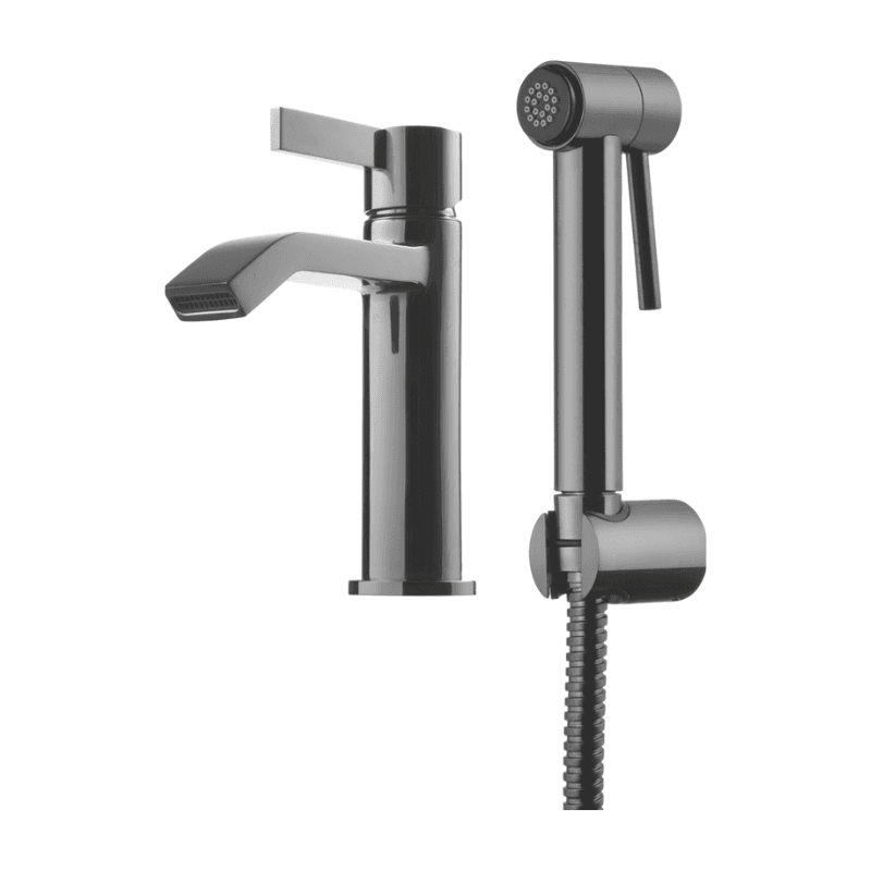 Tapwell ARM069 pesuallashana, Black Chrome
