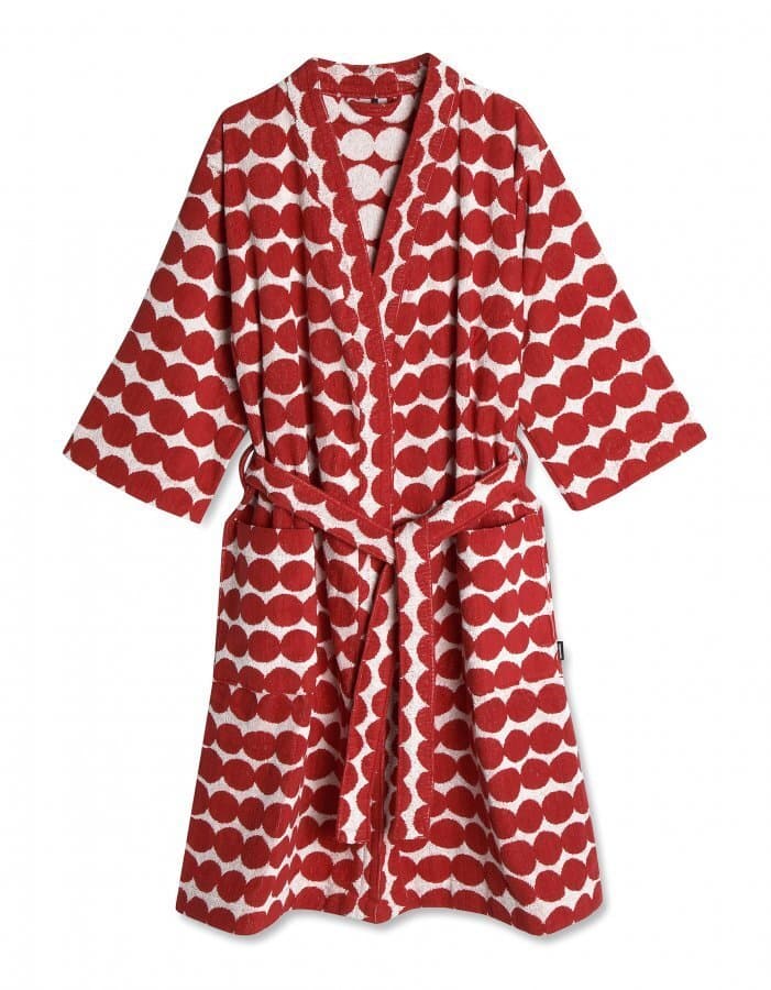 Marimekko Räsymatto Kylpytakki Punainen S -38%