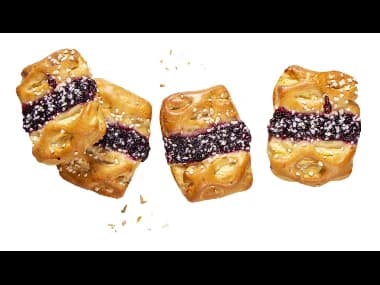 Mustikkajogurttipulla
