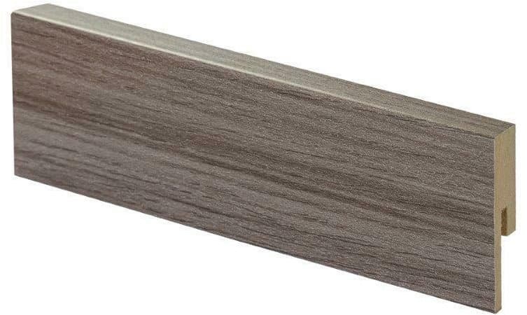 Jalkalista Maler Create Home Eco R2, 12x42x2750mm, mdf, middle grey -55%
