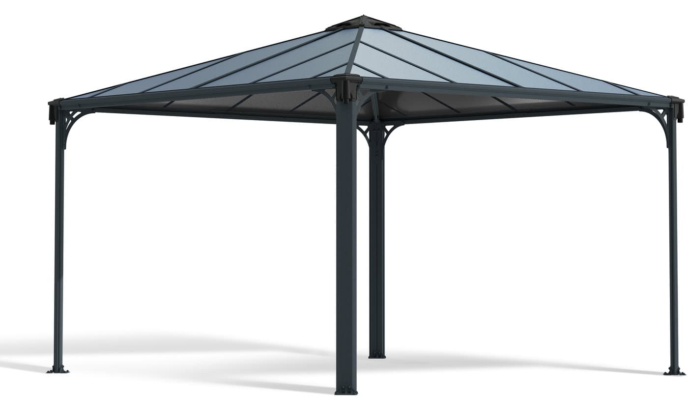 Paviljonki Palram-Canopia Palermo 3600 3,6 x 3,6 m 13 m² harmaa