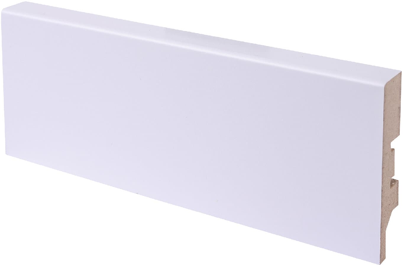 Jalkalista Maler R2, 12x58x2750mm, mdf, melamiinipinta, lumi
