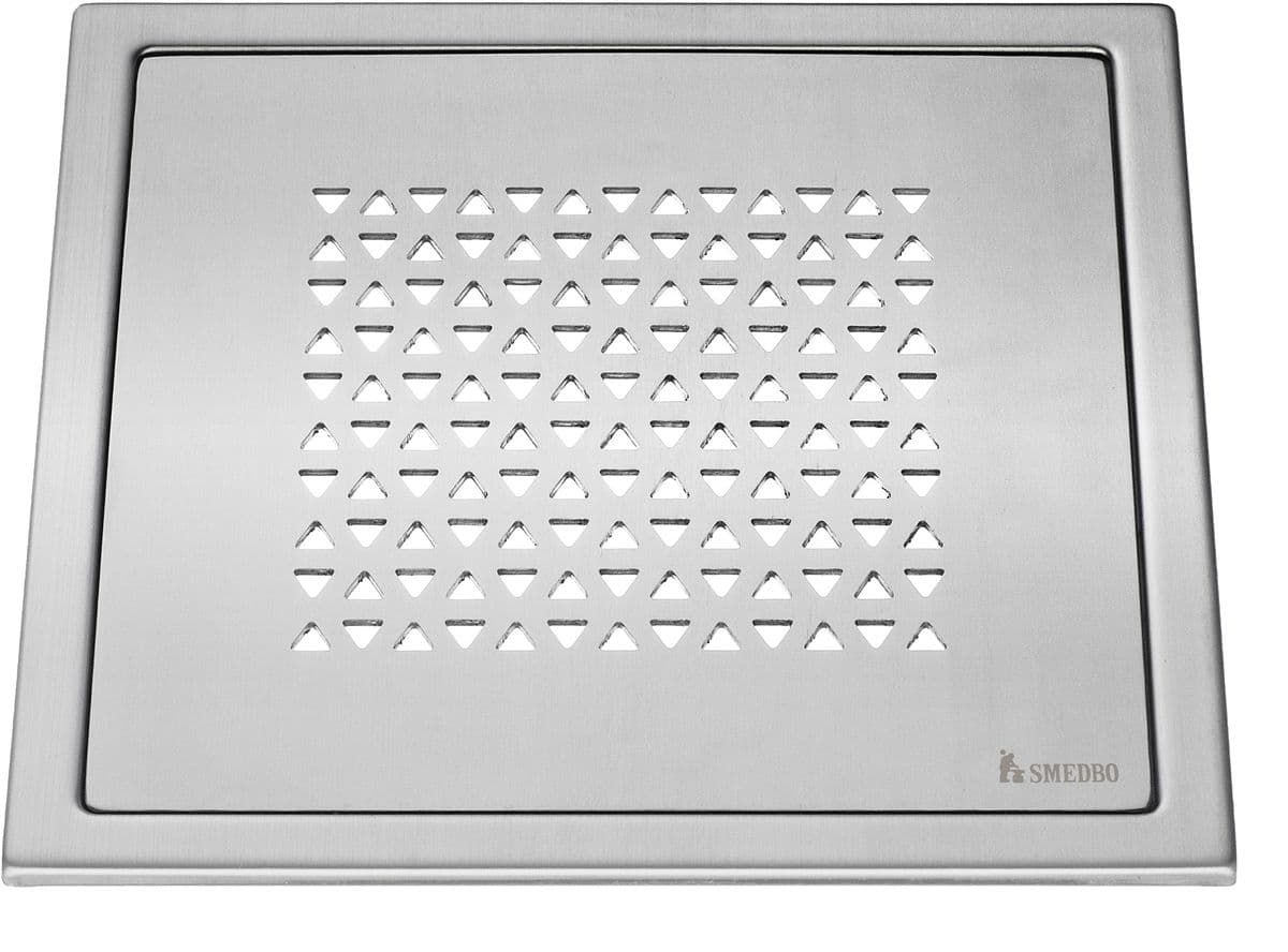 Lattiakaivonkansi Smedbo Outline kolmio 200x200 mm mattaharjattu rst