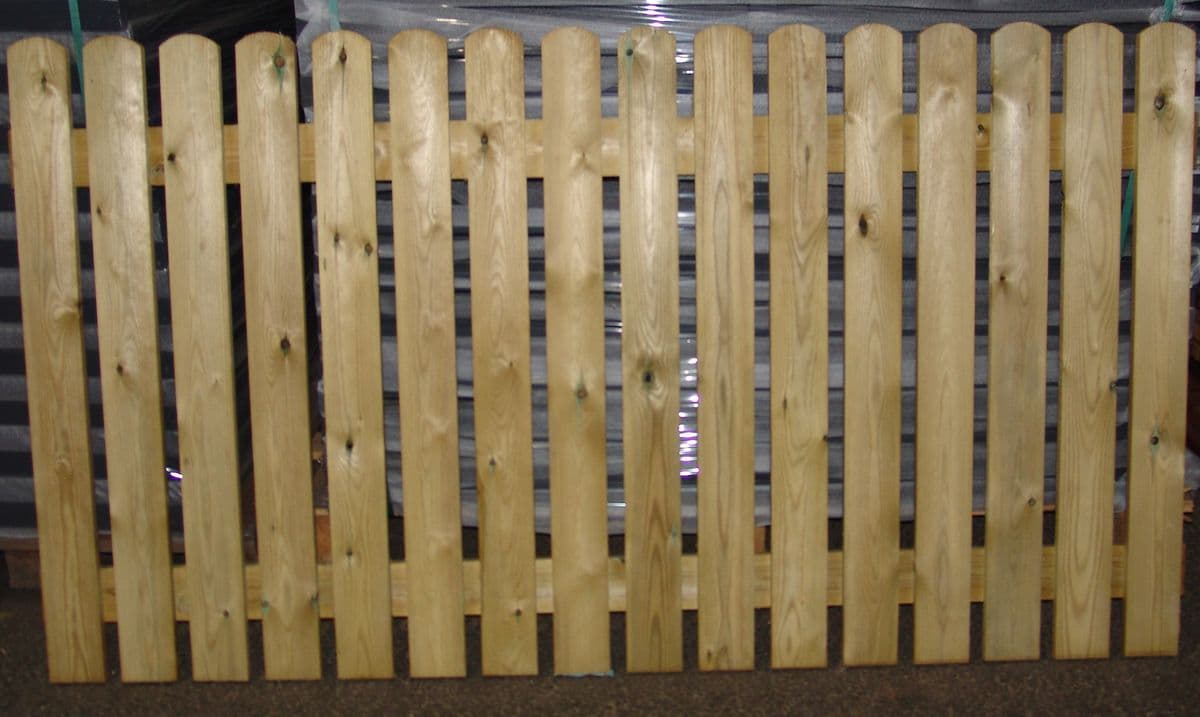 Aitaelementti Nummi Lux 2000x1100mm hienosahattu, painekyllästetty vihreä, 2-laatu
