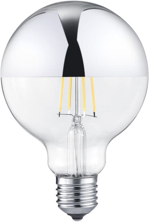 LED-lamppu Trio E27 filament pääpeili G95 7W 680lm 2700K