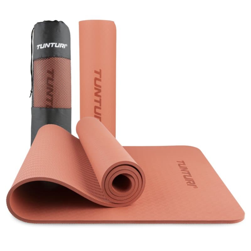 Tunturi Joogamatto 8mm (183 x 61 cm) - Rose Gold
