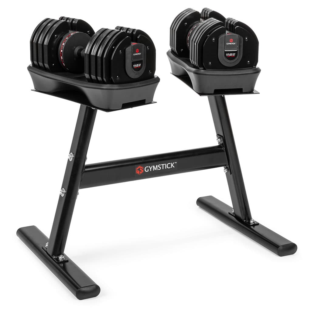Gymstick Quick Lock Säädettävä Käsipaino 36kg 2 kpl + teline