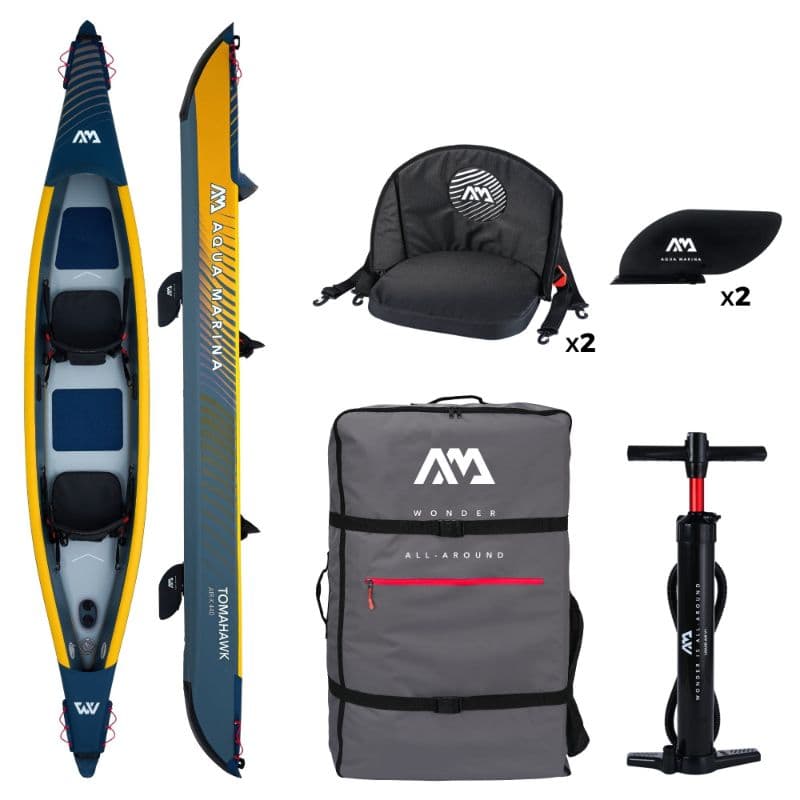 Aqua Marina Tomahawk 440x78 cm ilmatäytettävä kajakki -30%