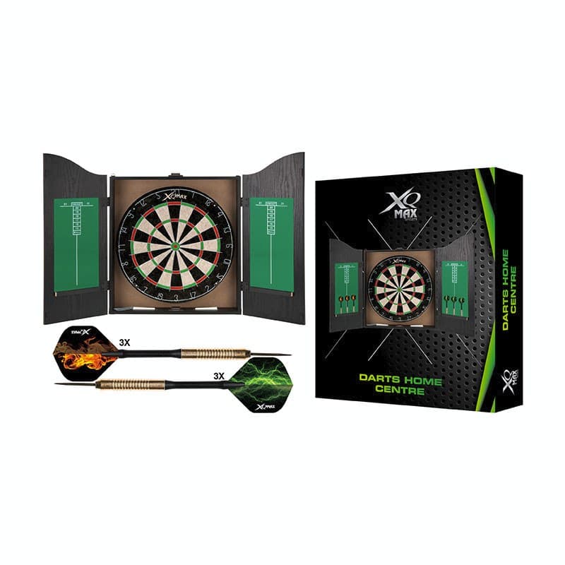 XQ Max Home Centre Darts-taulu kaapissa - Musta
