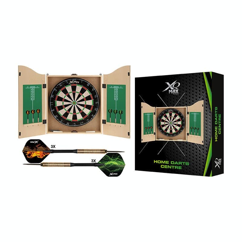 XQ Max Home Centre Darts-taulu kaapissa - Vaalea puu