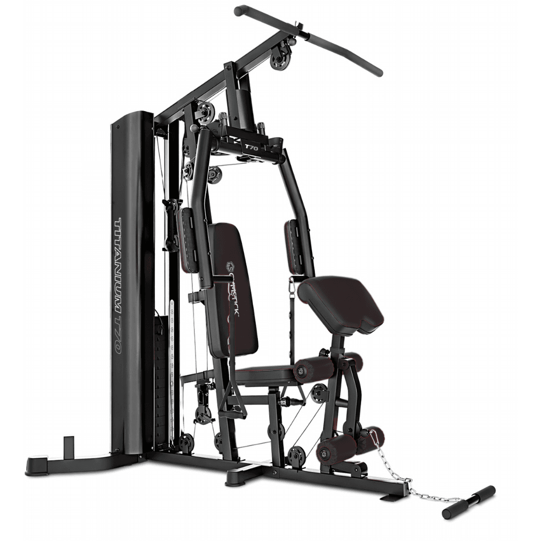 Gymstick Titanium T70 Kuntokeskus jalkaprässillä