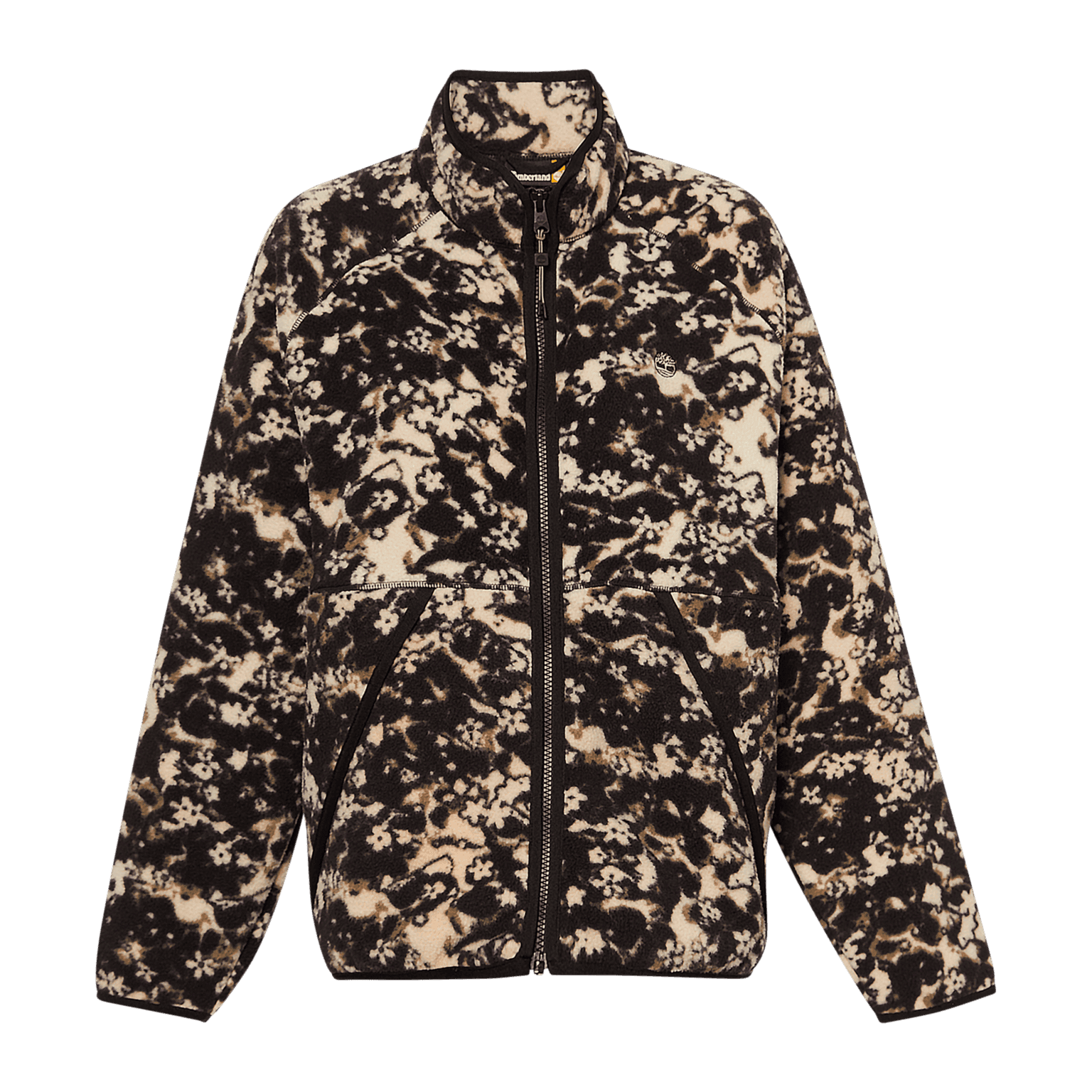 Printed Full-Zip Sherpa, Naisten fleece-takki