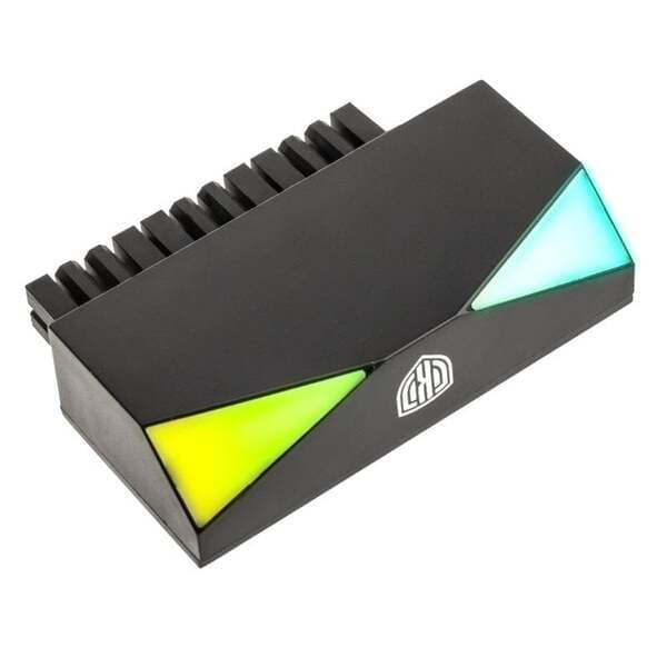 Kolink Core Adept ARGB, 24-pin 90° virtasovitin, musta