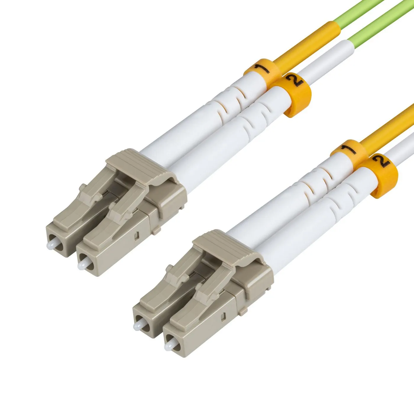 MicroConnect OM5 LC-LC 0.5m -valokuitukaapeli, vihreä