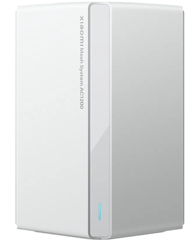 Xiaomi Mesh System AC1200 -mesh WiFi -järjestelmä, Wi-Fi 5, AC1200, Dual-band, 1 kpl, valkoinen