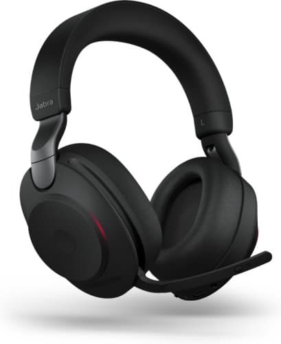 Jabra Evolve2 85 LINK380C UC -langaton headset vastamelutoiminnolla, musta