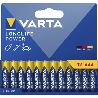 Varta Pitkäikäinen AAA-paristo - 12 kpl 4903121782 Vastaa: N/A