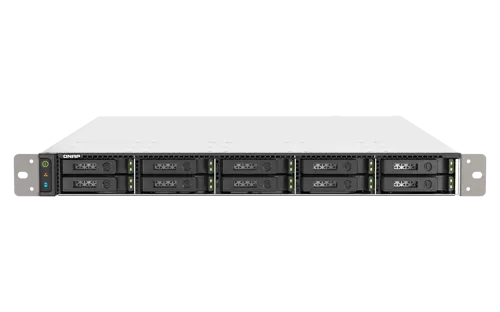 Qnap Ts-h1090fu Nas Teline ( 1u ) Epyc 7302p 128 Gb Ddr4 0 Tb Quts Hero Musta, Harmaa