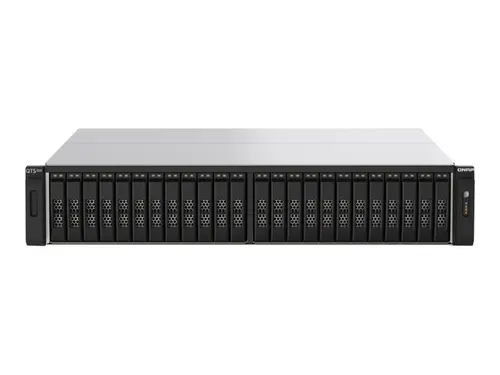 Qnap Ts-h2490fu Nas Teline ( 2u ) Epyc 7302p 256 Gb Ddr4 0 Tb Quts Hero Musta, Harmaa