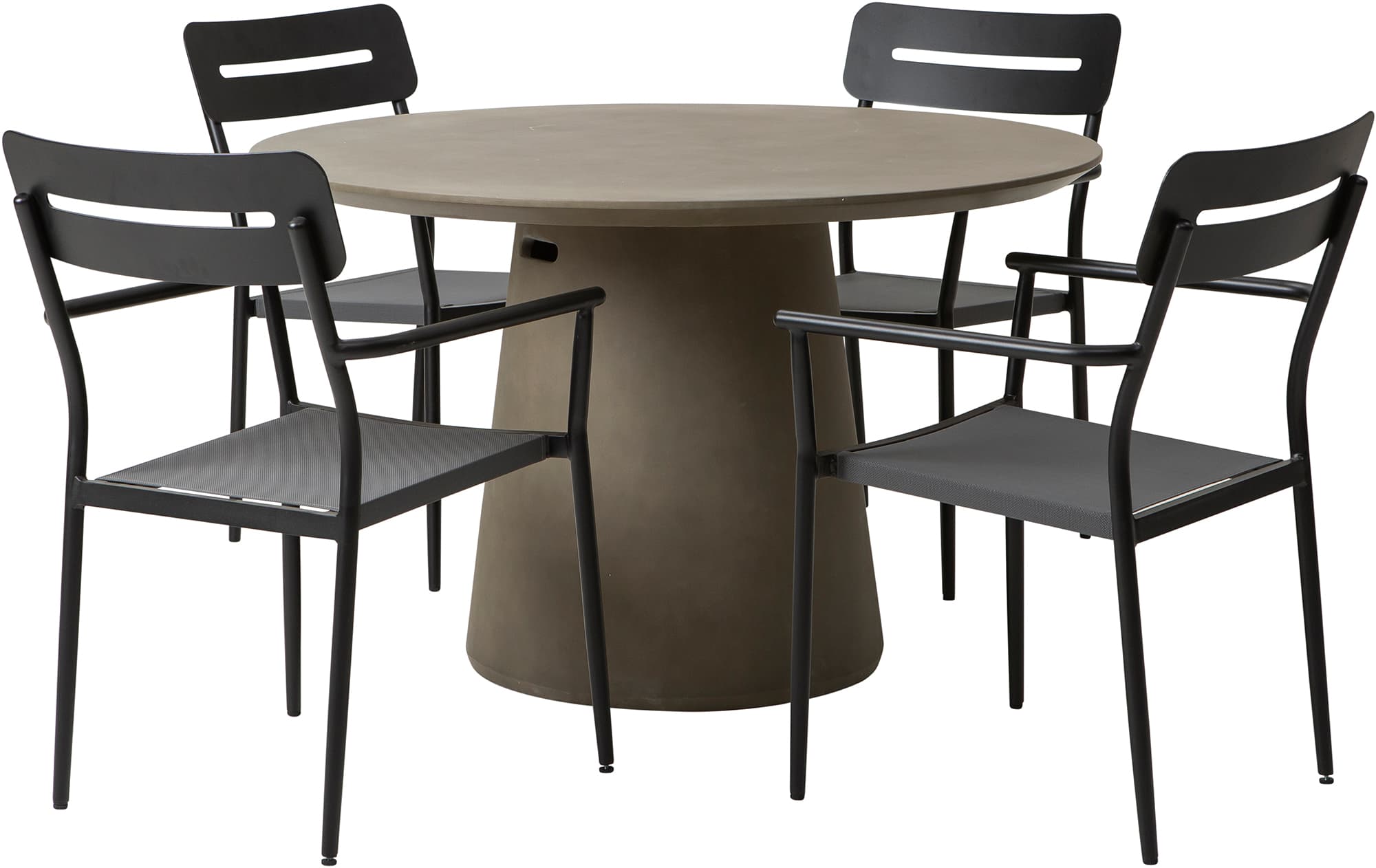 Skagen & Isabella ruokailuryhmä pyöreä 120cm neljälle