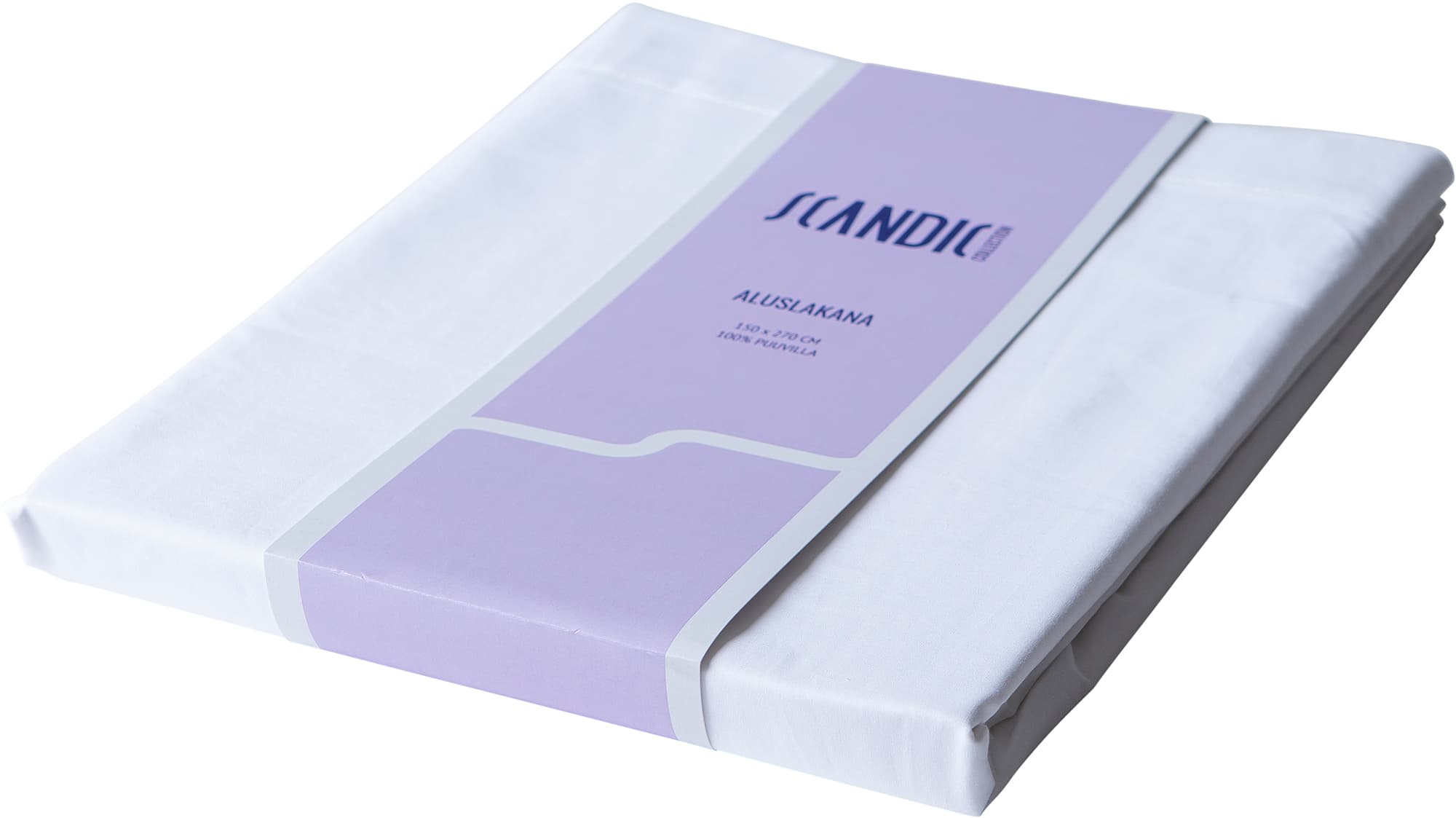 Scandic Collection aluslakana 150 x 270 cm valkoinen