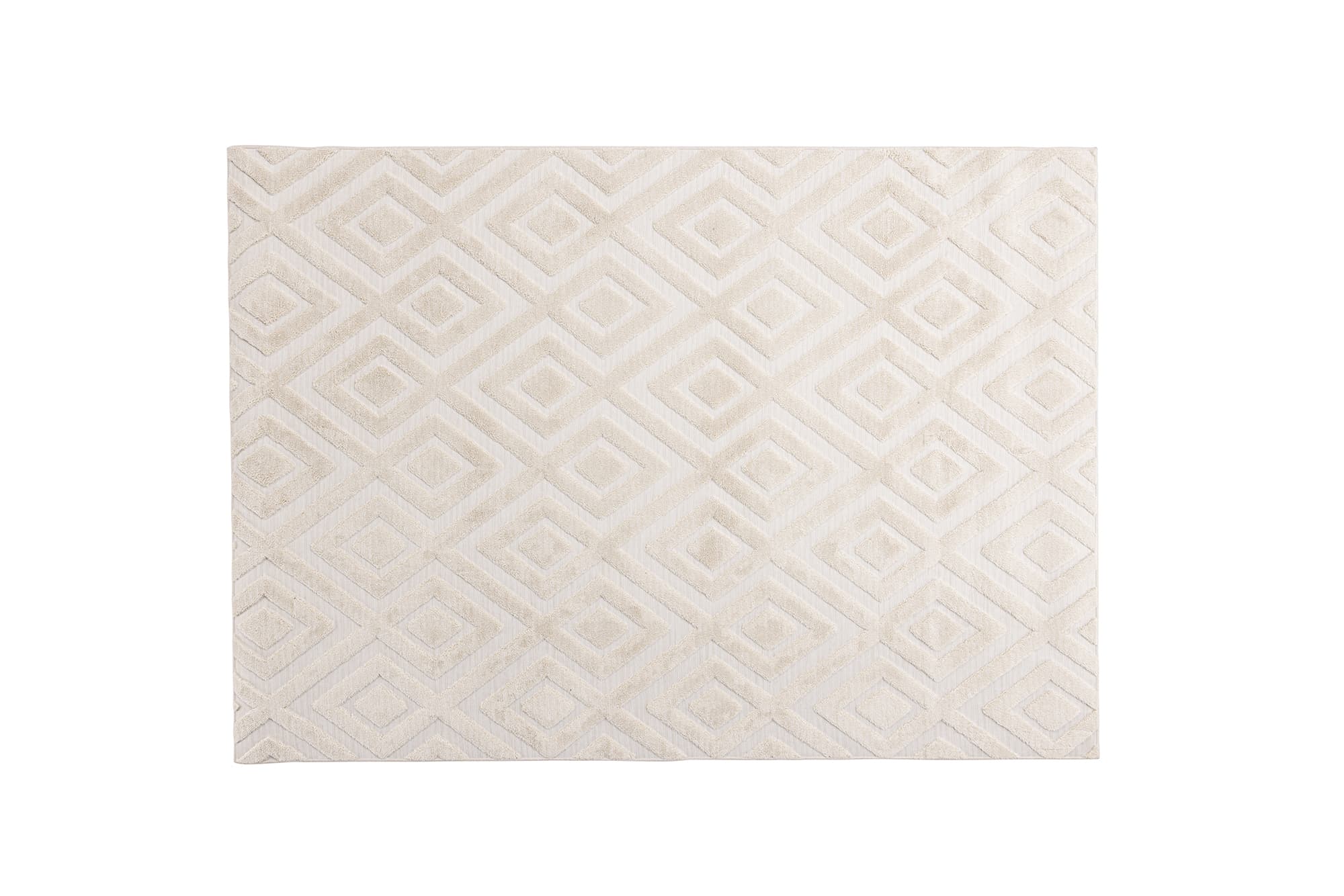 Pia matto 200x290 cm valkoinen pörröinen