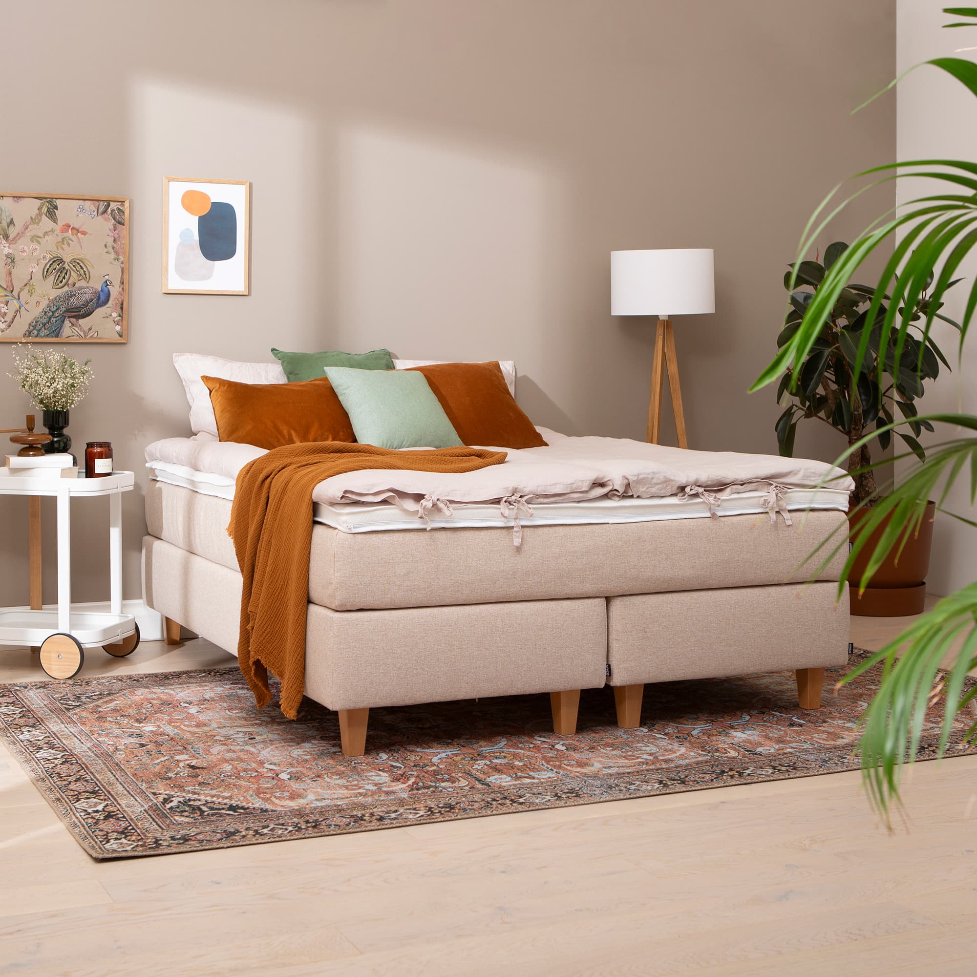 Unelle Aalto jenkkisänky 160x200 beige