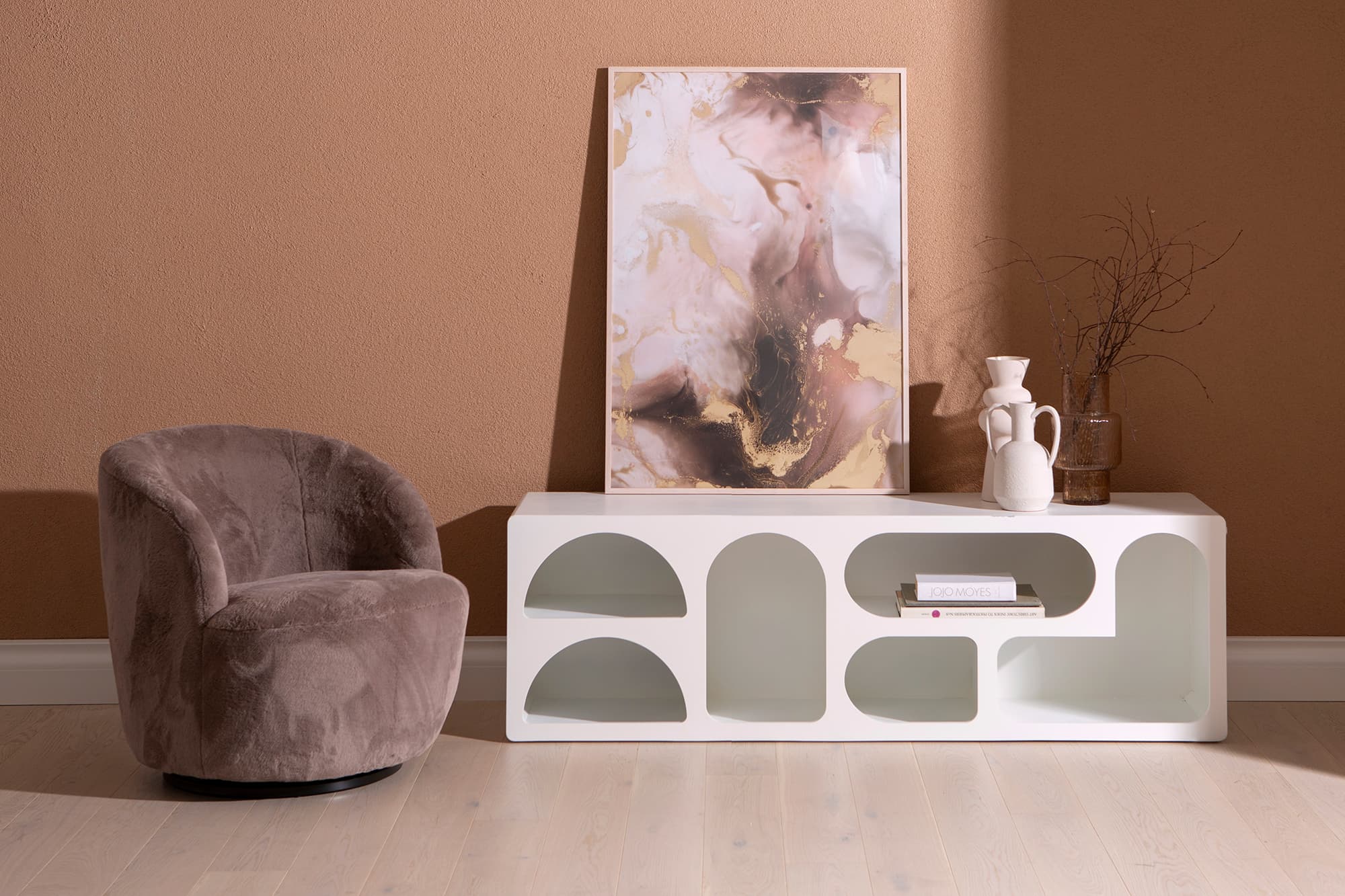 Cave taso 160x40x50 cm valkoinen -72%