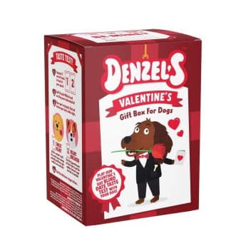 Denzel's Valentine's herkkuboksi koiralle 120g