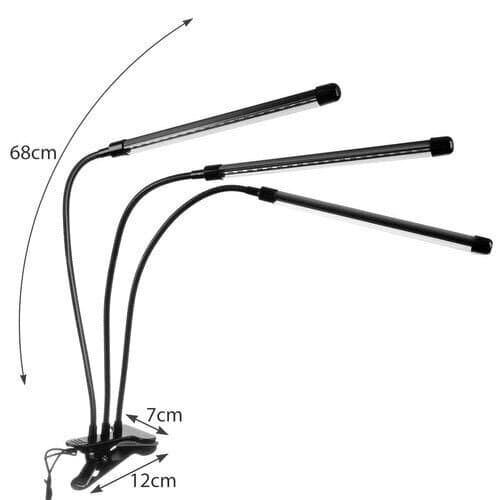 LED-lamppu kasvien kasvattamiseen, 3 kpl