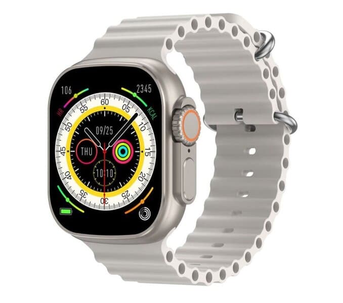 Älykello Riversong Motive 8 Ultra SW808, Light Gray/orange