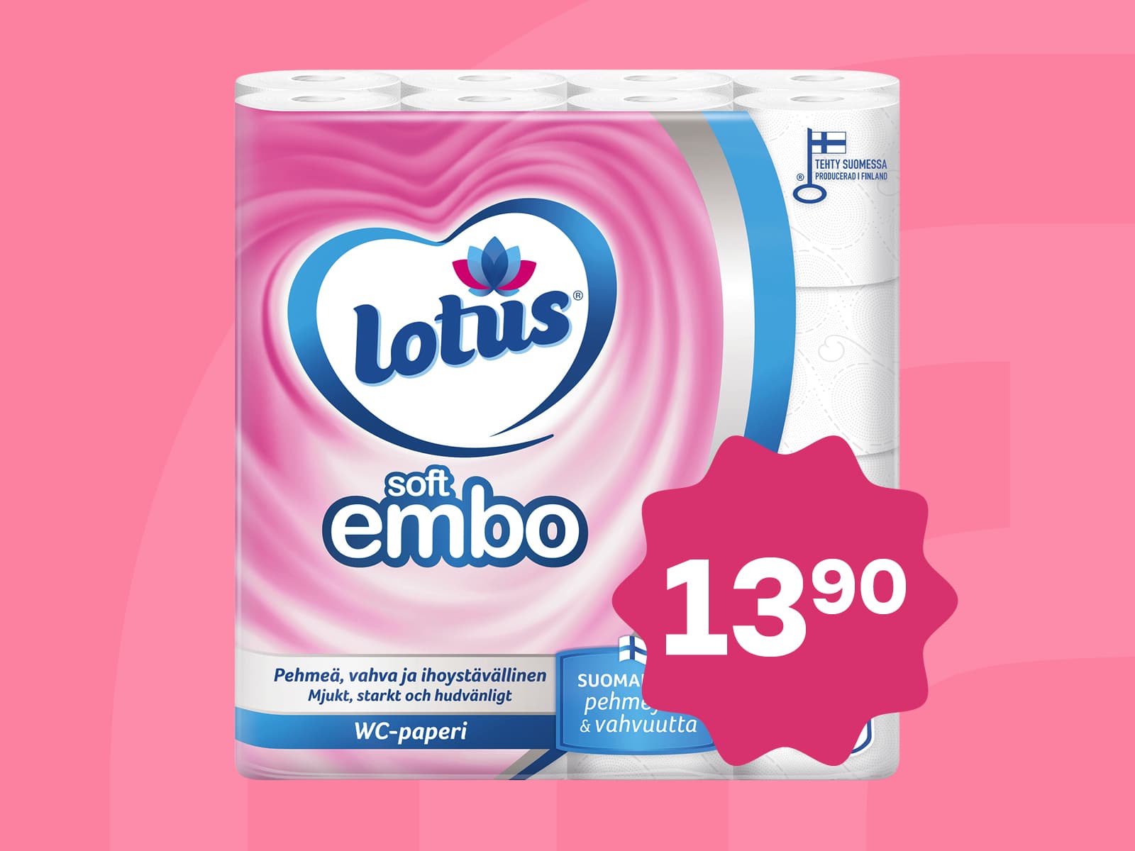Lotus Embo wc-paperi 32 rullaa