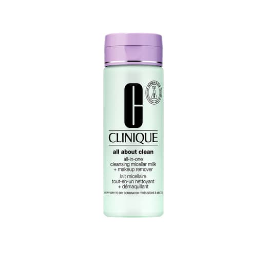 Clinique All About Clean Micellar Milk + Makeup Remover Very Dry to Combination Skin 200 ml