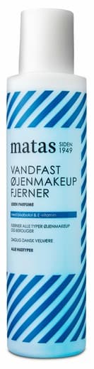 Matas Striber Waterproof Eye Makeup Remover For All Skin Types Fragrance Free 125 ml