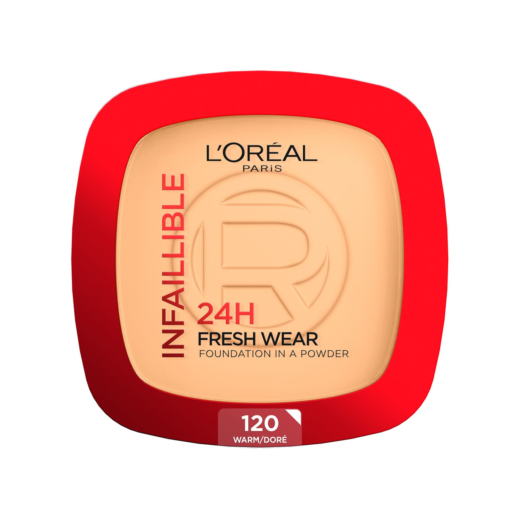 L'Oréal Paris Infaillible 24H Fresh Wear Foundation in a Powder 120 Warm Undertone