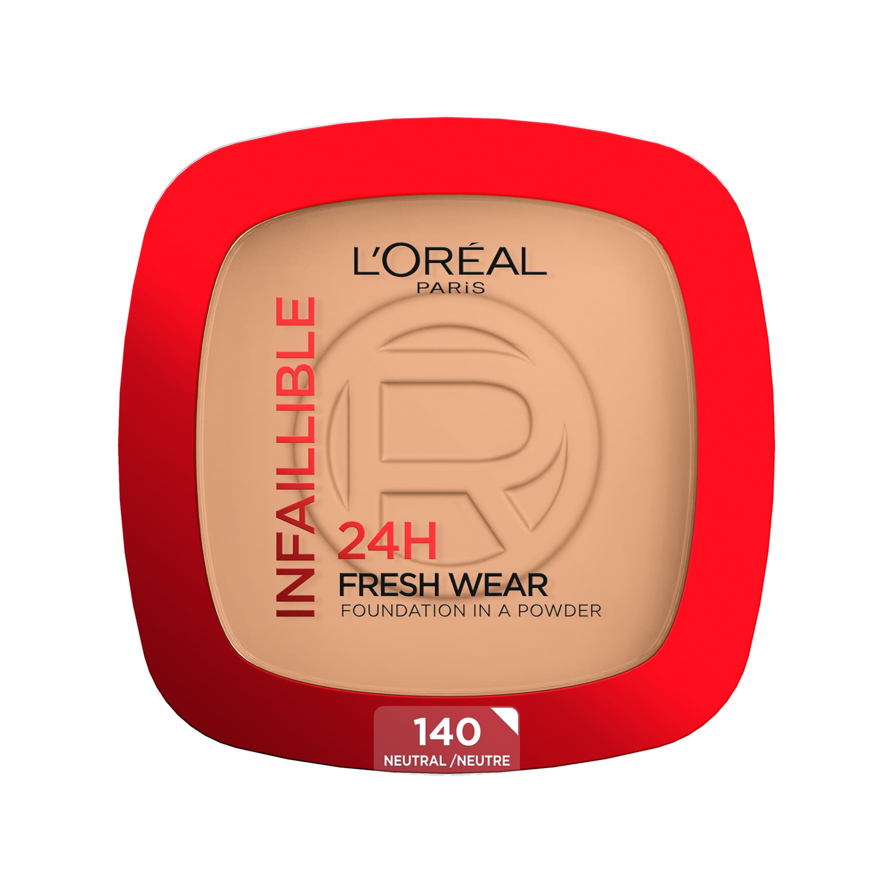 L'Oréal Paris Infaillible 24H Fresh Wear Foundation in a Powder 140 Neutral Undertone