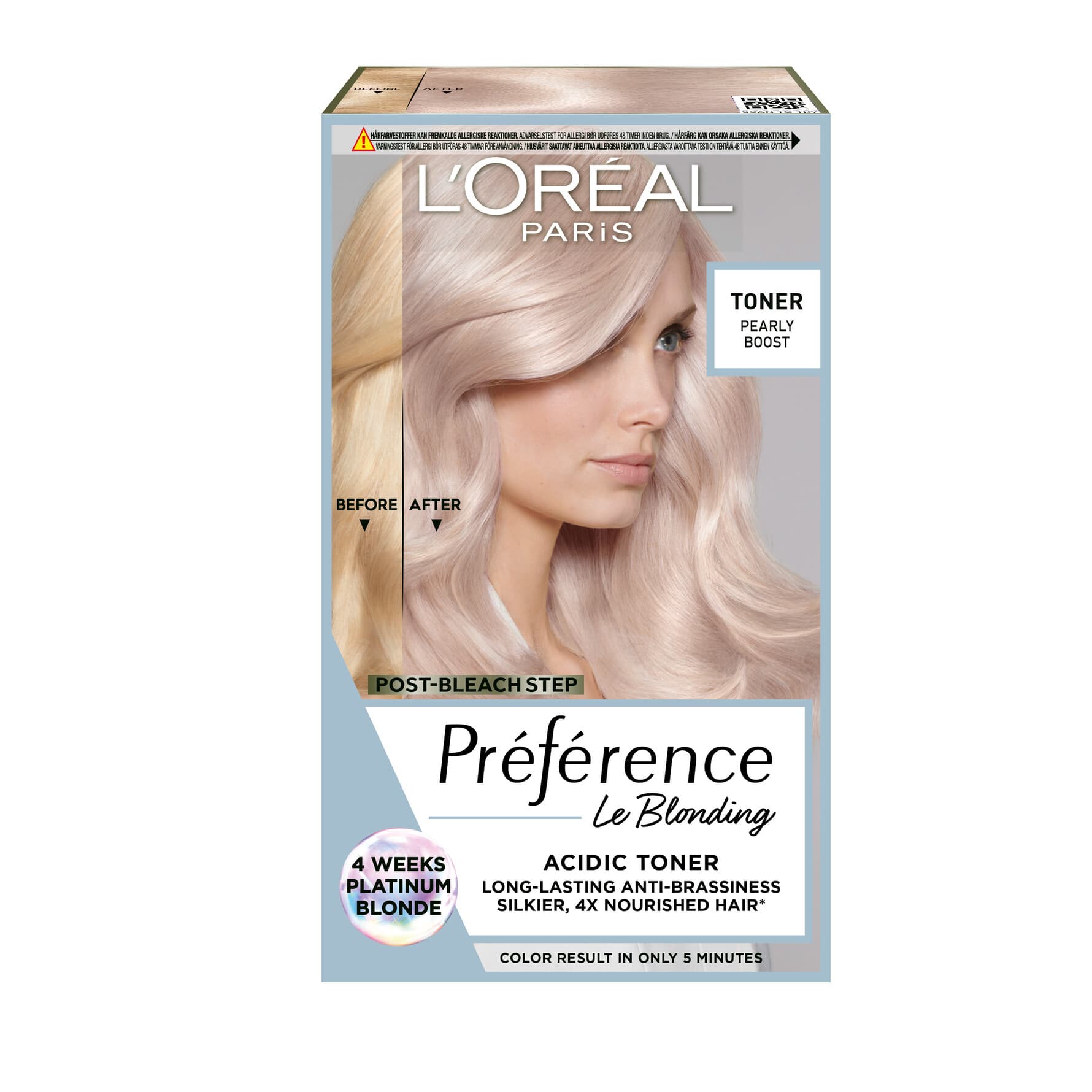 L'Oréal Paris Préférence Le Blonding Acidic Hair Toner 02 Pearly Boost