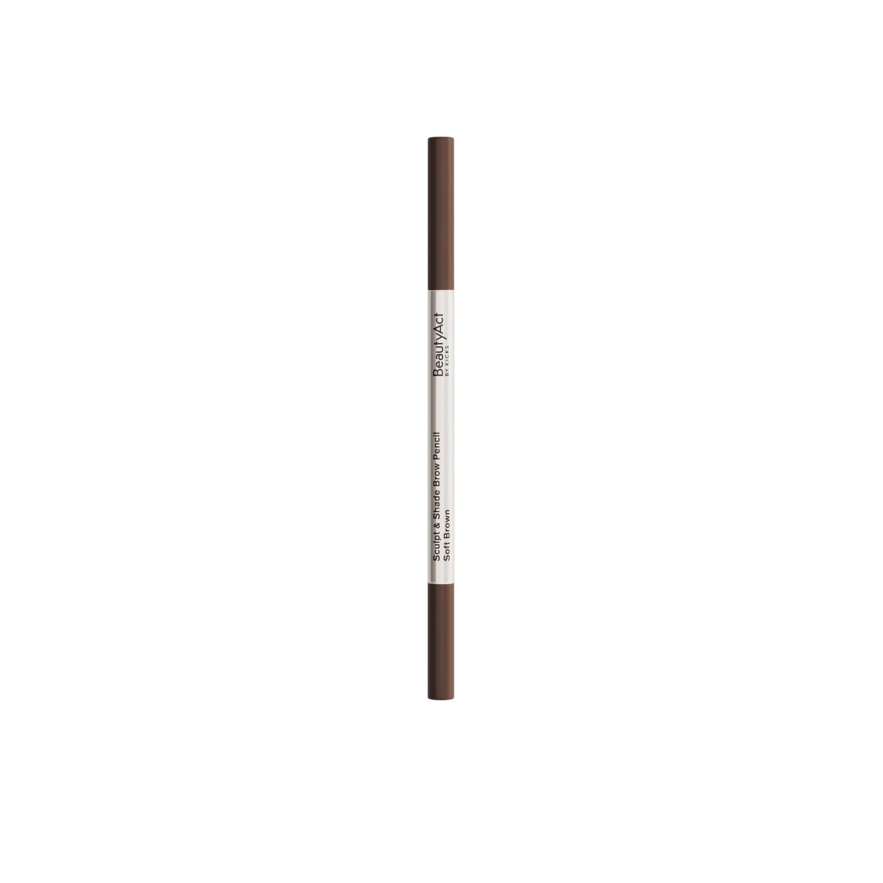 BeautyAct Sculpt & Shade Brow Pencil Soft Brown