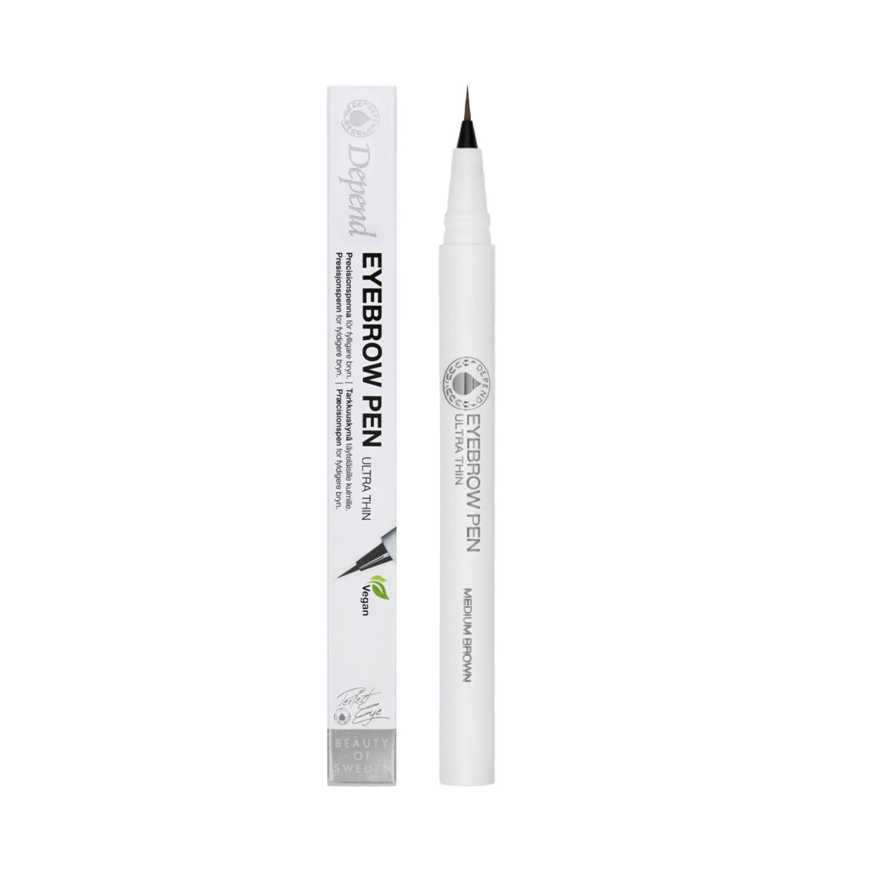 Depend Perfect Eye Eyebrow Pen Ultra Thin Mediumbrown