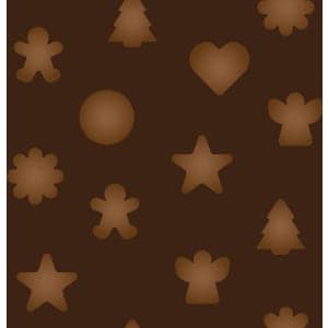 Textil Pepparkakor mini 150 cm trikookangas