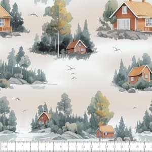 Textil Skärgårdsdröm 150 cm trikookangas