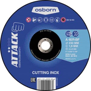 Osborn Attack 230x1,9mm metallinkatkaisulaikka