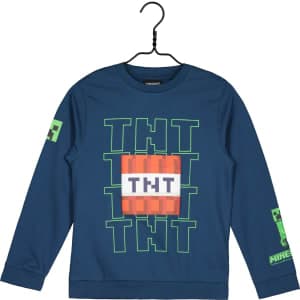 Minecraft lasten collegepaita