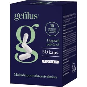 Gefilus Forte kapseli maitohappobakteerivalmiste 50kaps ravintolisä