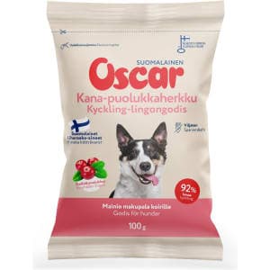 Oscar Kana-puolukkaherkku 100 g koiran herkku