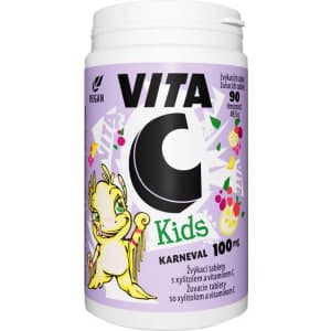 Vita C Kids ksylitoli-C-vitamiinipurutabletti 100mg 90 tabl ravintolisä