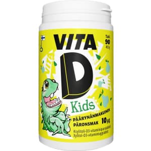 Vita D Kids 10µg ksylitoli-D3-vitamiinipurutabletti 90 tabl ravintolisä