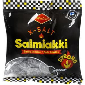 Halva X-Salt salmiakki 120 g karkkipussi